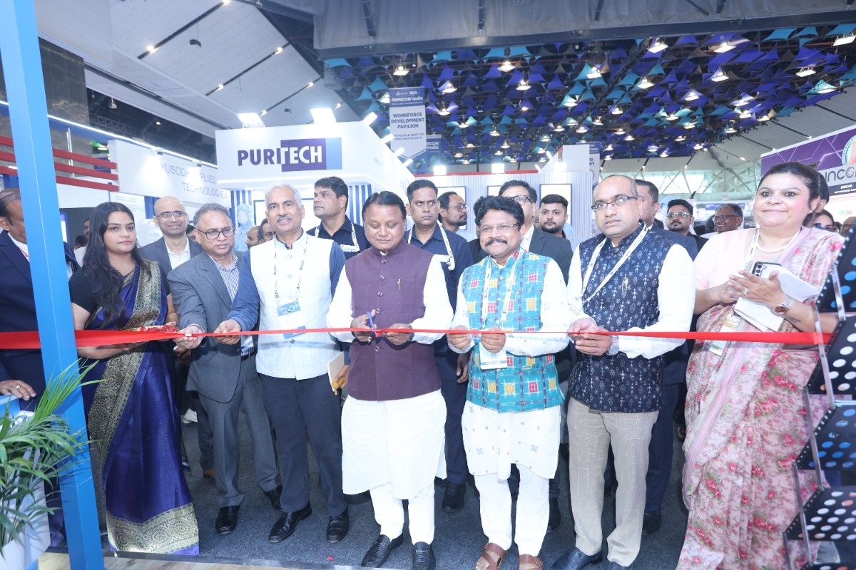Hon’ble CMO, Shri Mohan Charan Majhi, inaugurated the Odisha Pavilion at SEMICON India 2025.